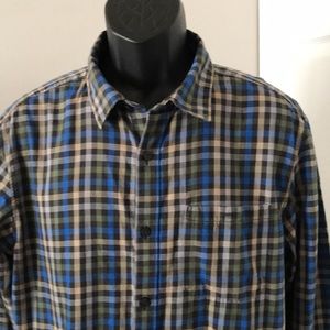THE NORTH FACE Mens Long Sleeves Checked Shirt | L
